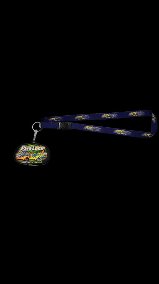 PepeLoco Racing Keychain and Lanyard